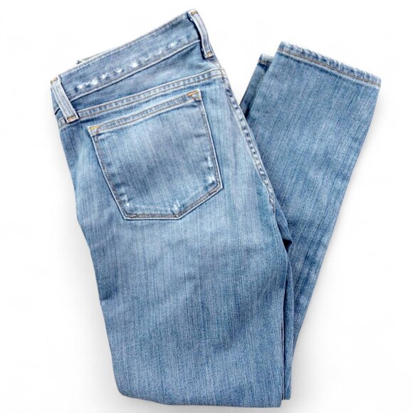 J.Crew Jeans Womens Sz 28 Ankle Toothpick Skinny Stretch Distressed Y2K Low Rise - Picture 12 of 12